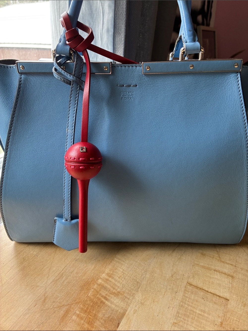 Fendi x Chupa Chups Selleria Leather Lollipop Holder Bag Charm! - Picture 7 of 8